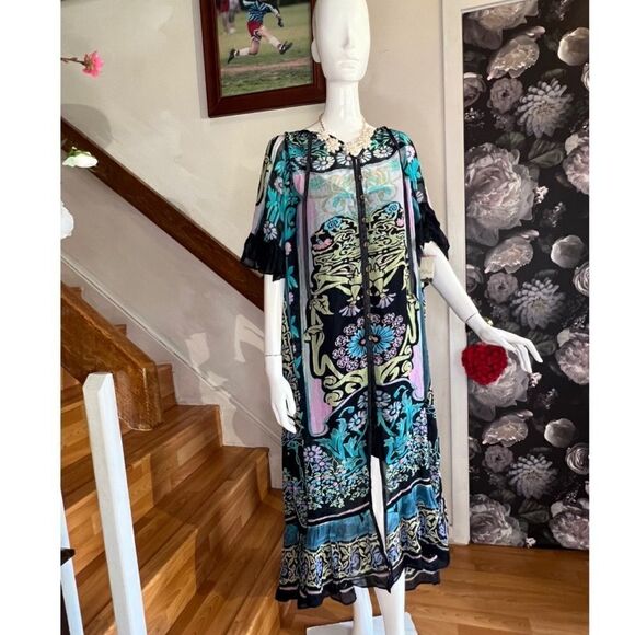 Free People Back To Barcelona Kaftan - Picture 2 of 4